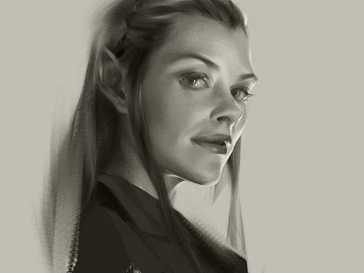 女精灵头像（临摹剧照）