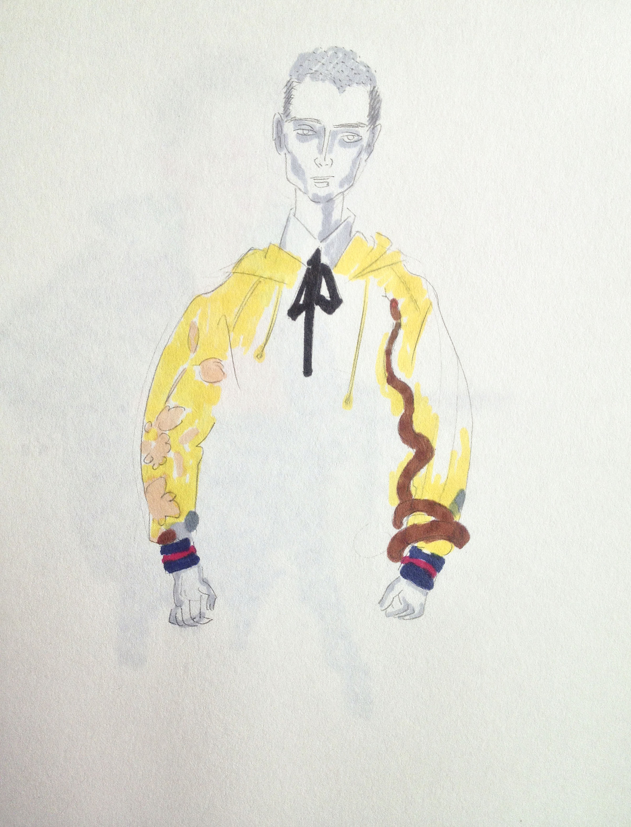 服装插画High fashion（图ZNzAxODkwNjg=） - 商业插画 - 站酷设计师歪瓶盖原创素材 - 站酷ZCOOL