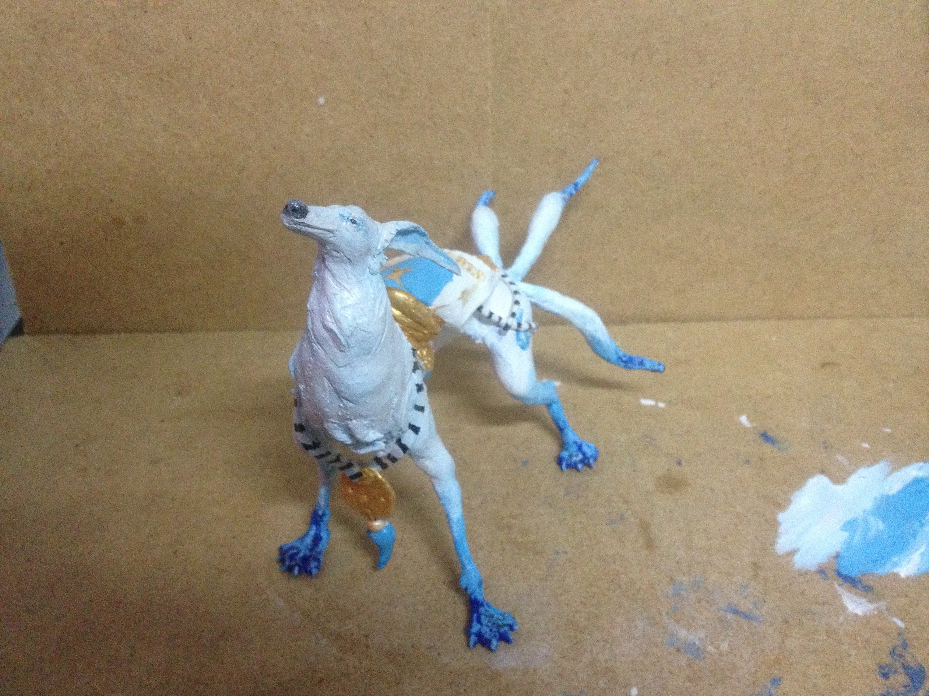 三尾狐|手工艺|手办/模玩|思越 - 原创作品 - 站酷 (zcool)