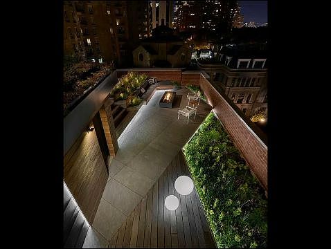 天台上，花园中！