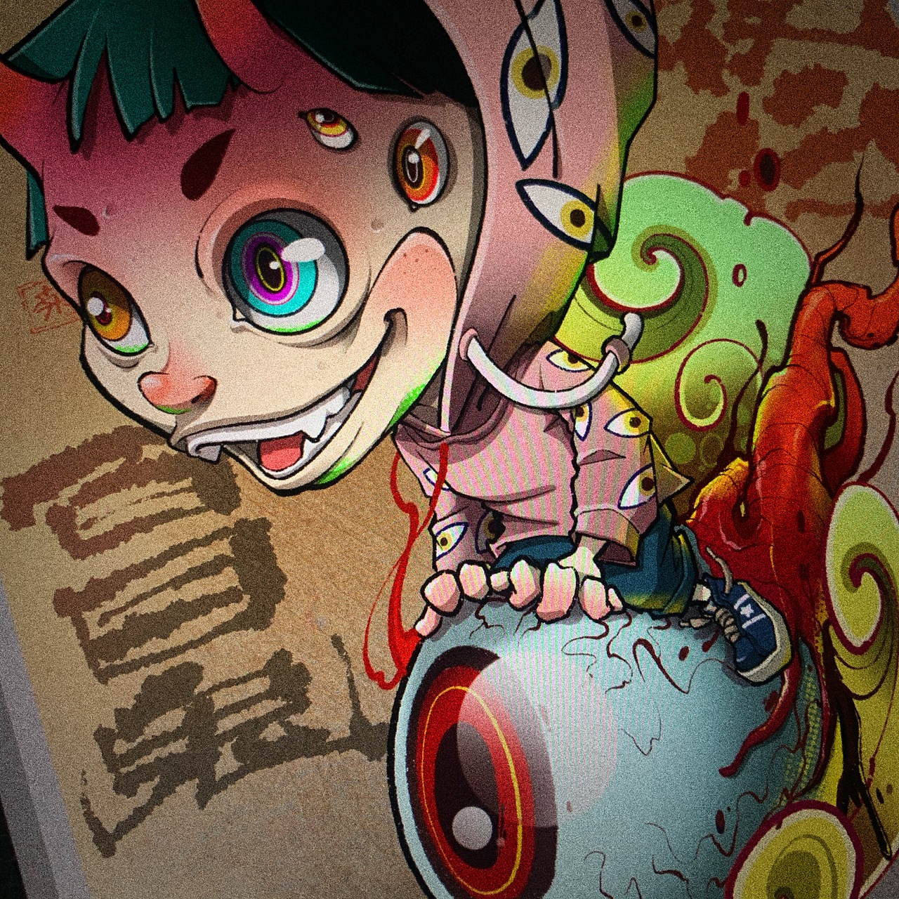 百鬼夜行纹身手稿