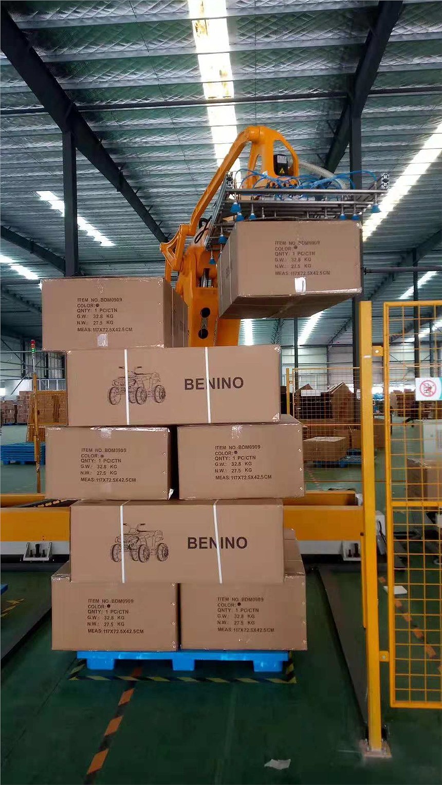 纸箱码垛机,纸箱码垛机器人,码垛速度快,跺型整齐.