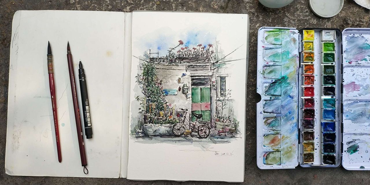 阿丘2018年绘画写生作品记录（图ZMTQwODUyNTQ0） - 绘画 - 站酷设计师画画的陈一丘原创素材 - 站酷ZCOOL