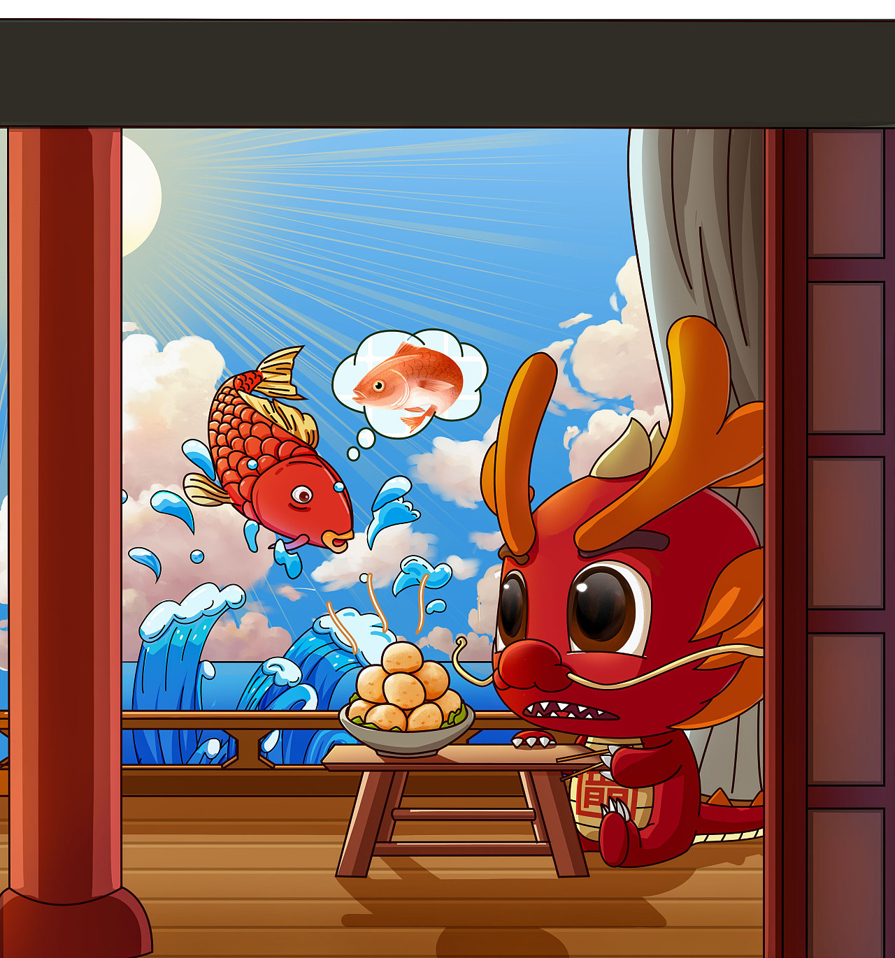 龙门花甲品牌ip小龙人 包装设计