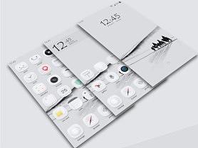 手機主題設(shè)計——孤島（個人主頁-ZMzEyODEyNDQ=） - 主題/皮膚 - 站酷設(shè)計師GoGoBI原創(chuàng)素材 - 站酷ZCOOL