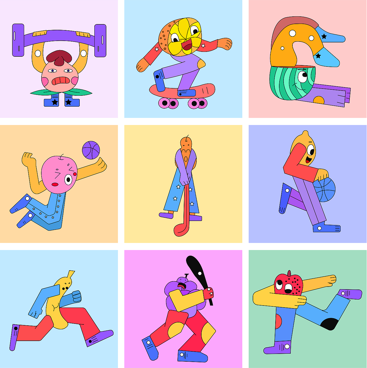 小怪物分享（圖ZMjU5NjYzNjcy） - 兒童插畫 - 站酷設計師哇哦是這樣的啊原創(chuàng)素材 - 站酷ZCOOL