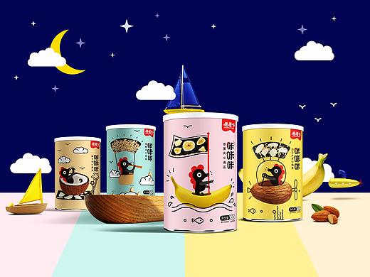 蘑蘑牛——儿童休闲食品海苔包装设计