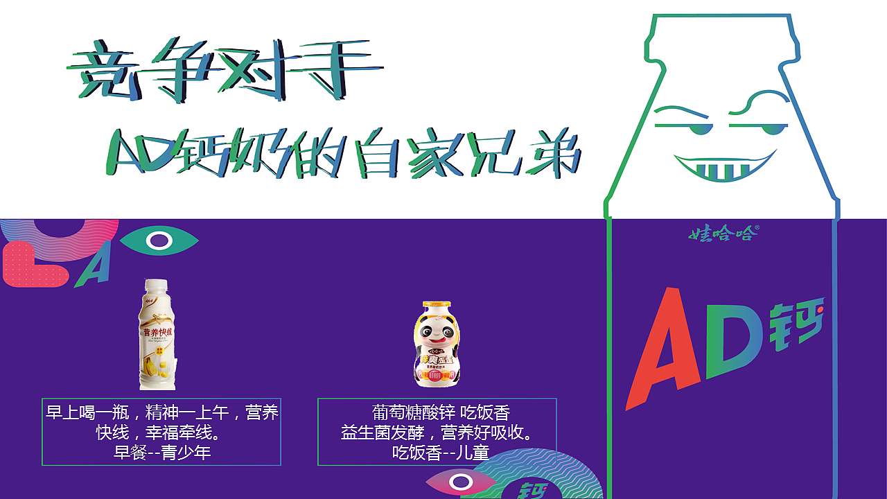 娃哈哈AD钙奶 陪伴，只友你广告策略（图ZMTE1NDQ1NDcy） - 品牌 - 站酷设计师顾慎言原创素材 - 站酷ZCOOL