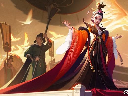 武则天 美宣（个人主页-ZNTg1NTExOTY=） - 商业插画 - 站酷设计师J宇轩原创素材 - 站酷ZCOOL