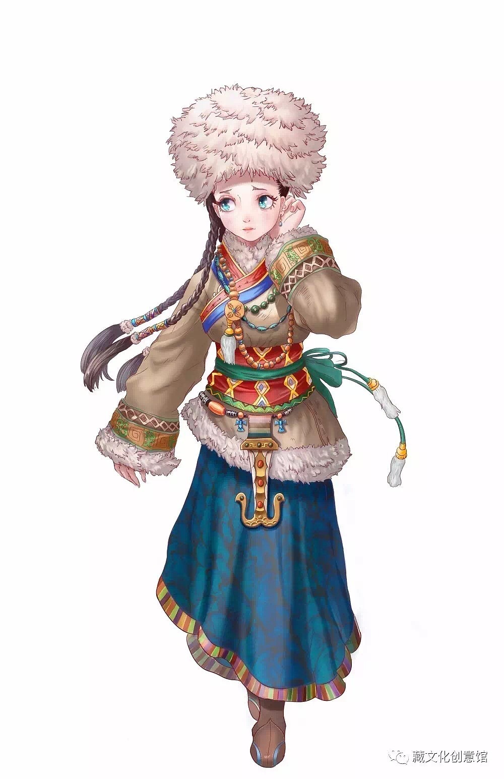 数字艺术之藏族美女（图ZODk4MDkwODg=） - 艺术插画 - 站酷设计师BODBA原创素材 - 站酷ZCOOL