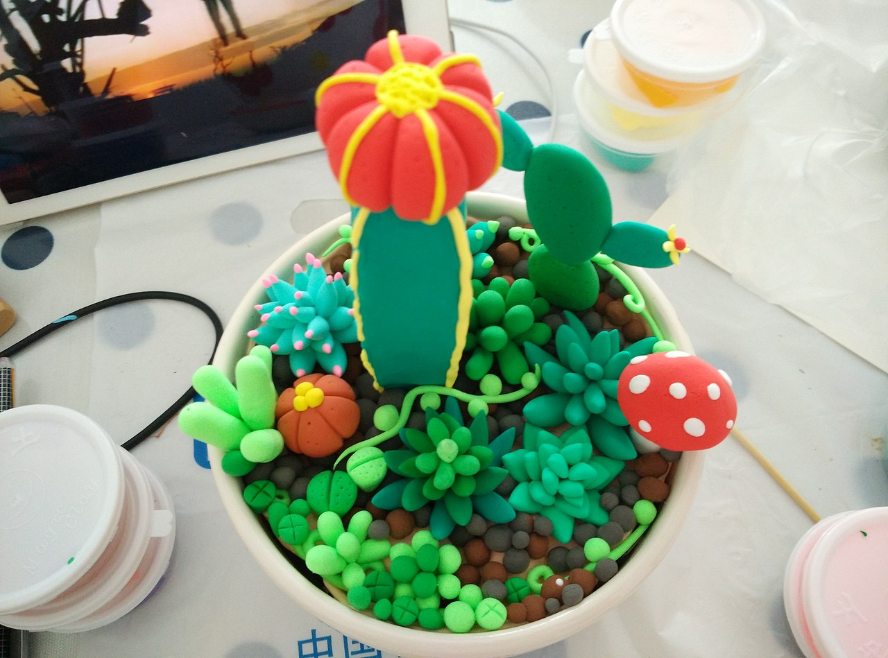 最近迷上了粘土