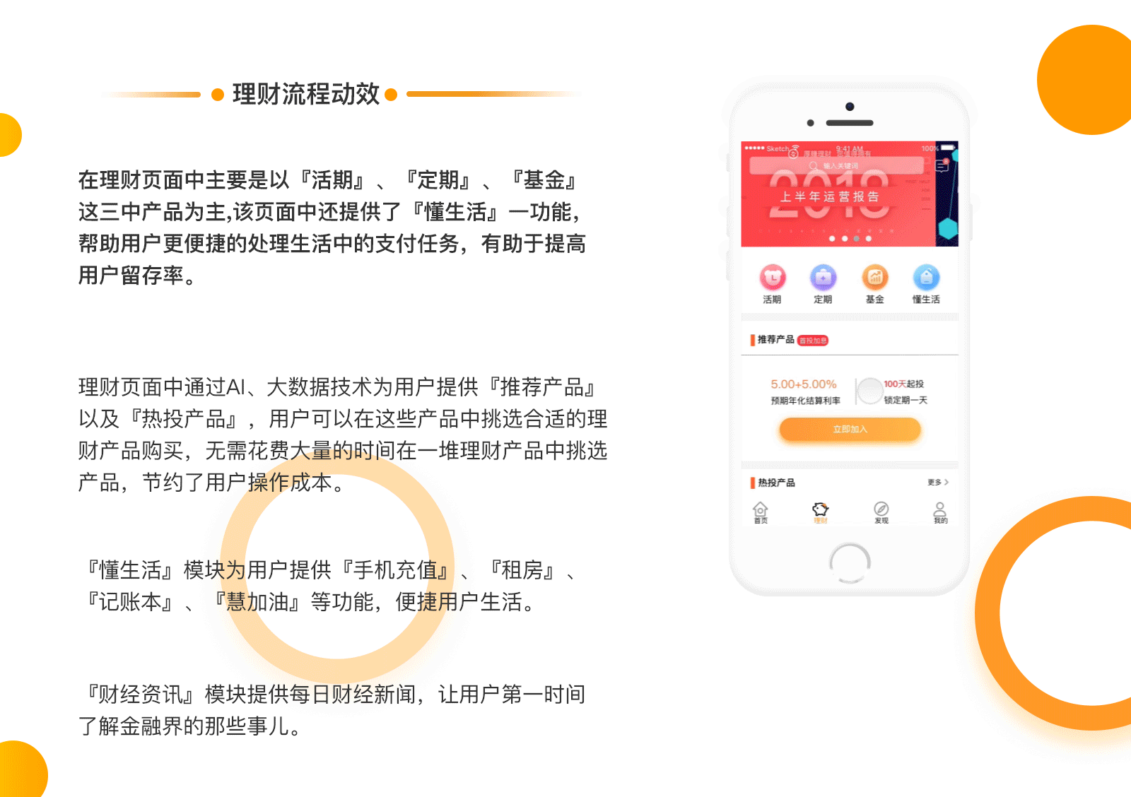 金融类APP——厚赚理财(含AE+Principle动效)