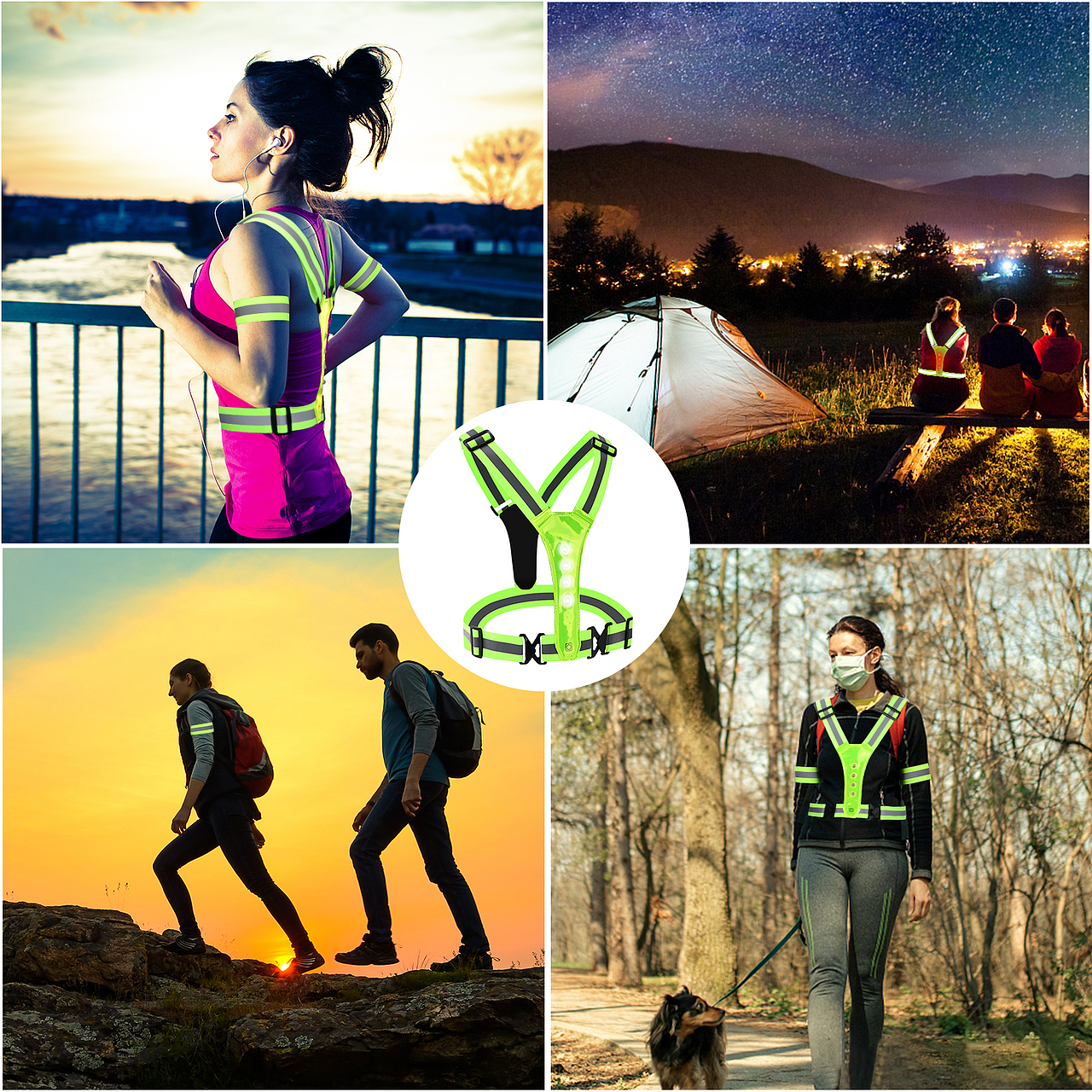 亚马逊摄影设计 | 夜跑夜光背心