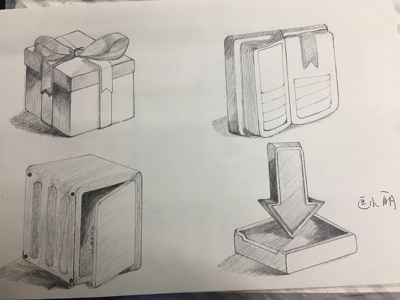 素描练习（图ZMTA5NjU0NTI4） - 绘画 - 站酷设计师筐箩原创素材 - 站酷ZCOOL