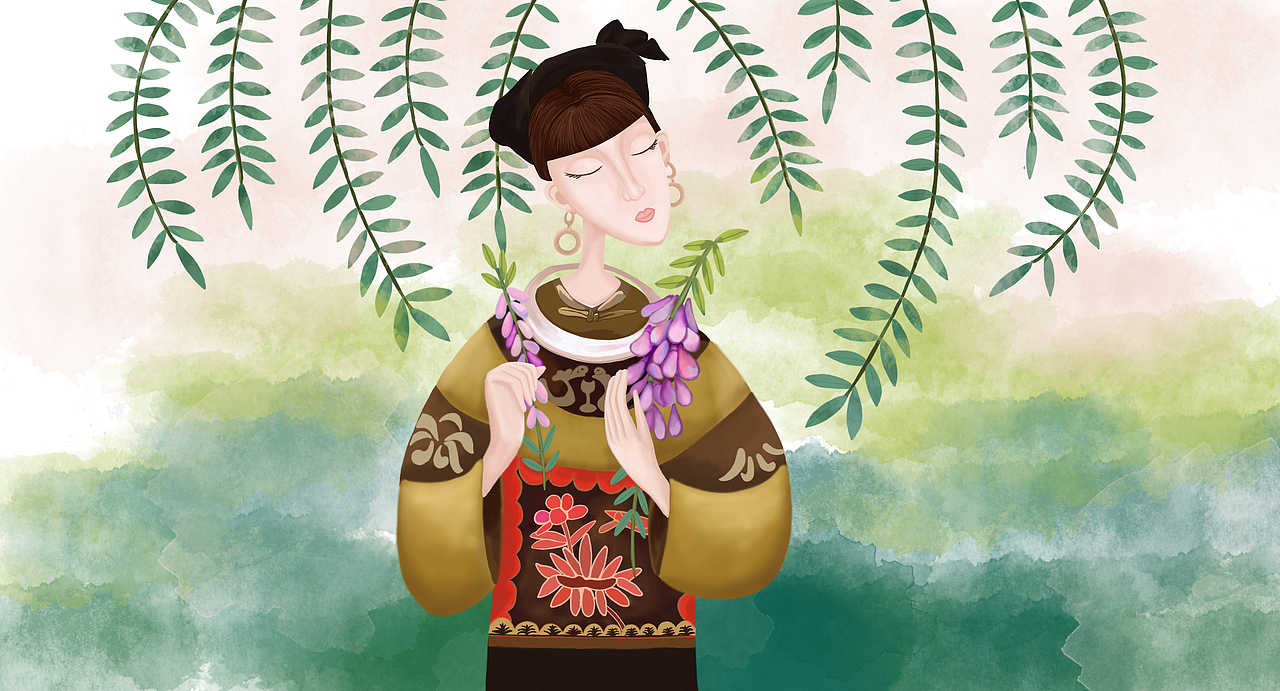 蜂蜜包装插画（图ZNzkzNjA2OTY=） - 商业插画 - 站酷设计师大宅子原创素材 - 站酷ZCOOL