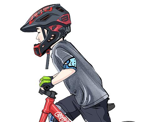 COGKIDS儿童滑步车经典插画