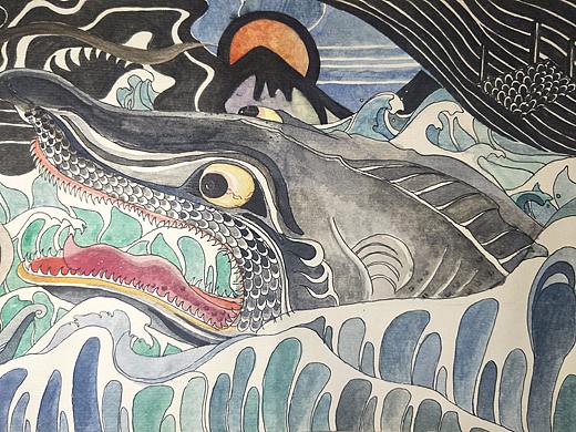 《海妖》手绘插画