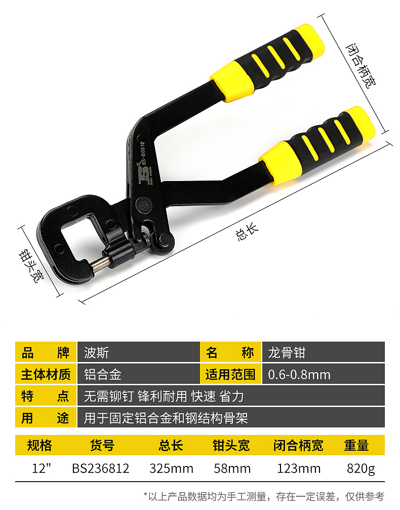 龙骨钳详情页设计