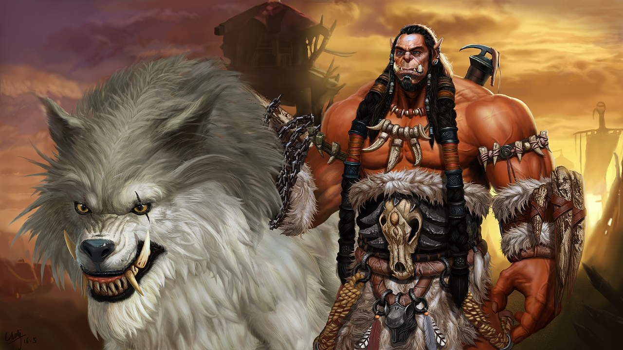 魔兽电影-霜狼杜隆坦