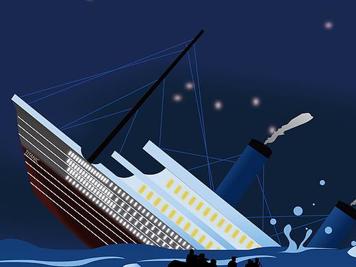 泰坦尼克号（个人主页-ZMzg0MTI4NzI=） - 艺术插画 - 站酷设计师安静的人呐原创素材 - 站酷ZCOOL