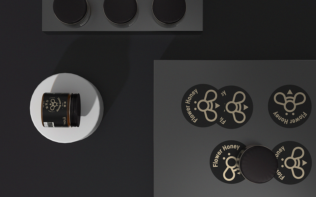 《FlowerHoney-百花蜜》蜂蜜包装/食品包装（图ZMjA2MTU5MjA4） - 包装 - 站酷设计师我叫小吉他原创素材 - 站酷ZCOOL