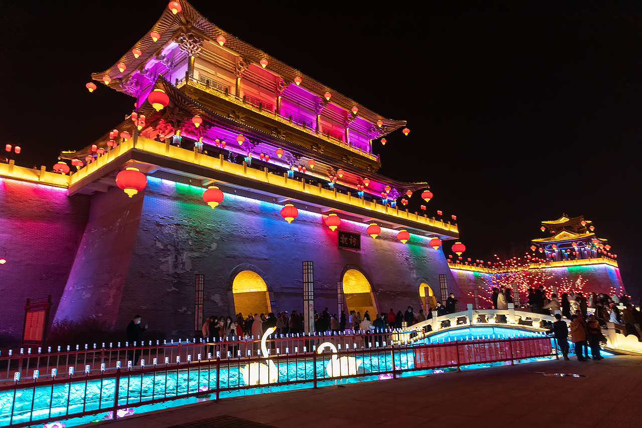 过年魏祠看花灯