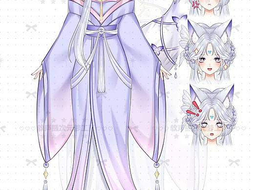 live2d虚拟主播形象定制vtuber定制立绘定制