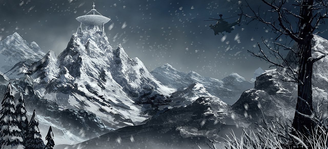 三体-红岸基地（图ZMTA0Mzk5NTIw） - 概念设定 - 站酷设计师吉JimingX原创素材 - 站酷ZCOOL