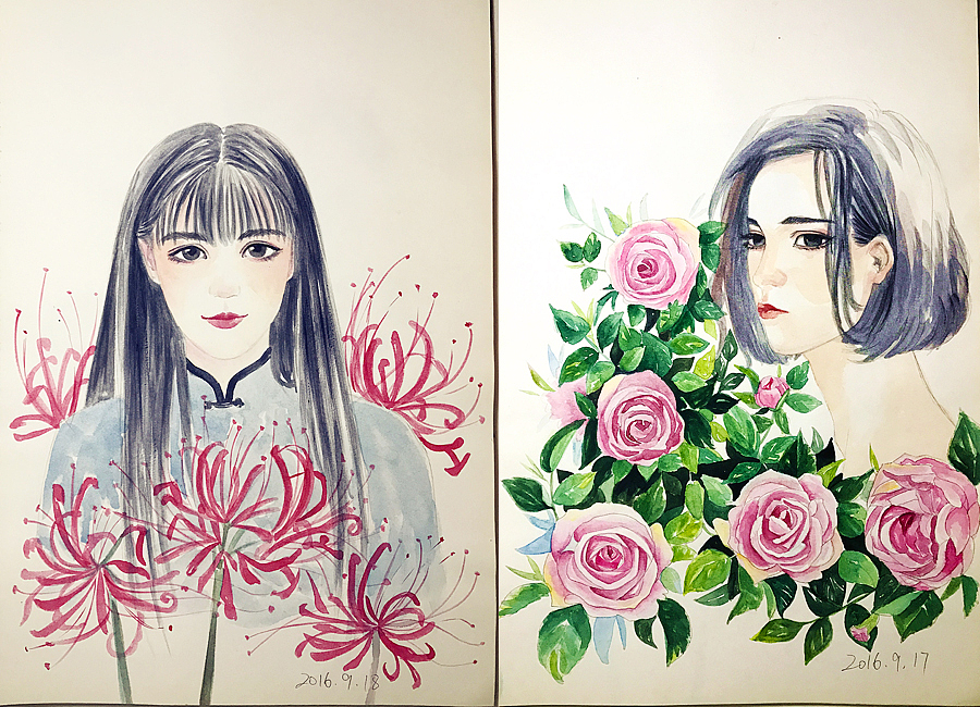 我的手绘练习本【一】（图ZNzUzNjMxODA=） - 创作习作 - 站酷设计师利狗狗原创素材 - 站酷ZCOOL