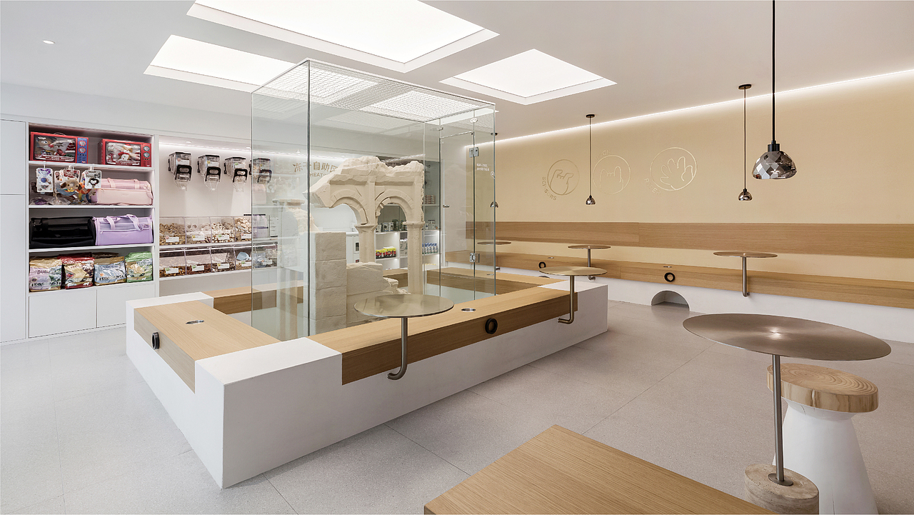 厦门宠物友好咖啡店PAW LAB COFFEE 空间设计 by 稍喜(图ZMjg2MjgzNDQ0) - 商业空间设计 - 站酷设计师稍喜原创素材 - 站酷ZCOOL