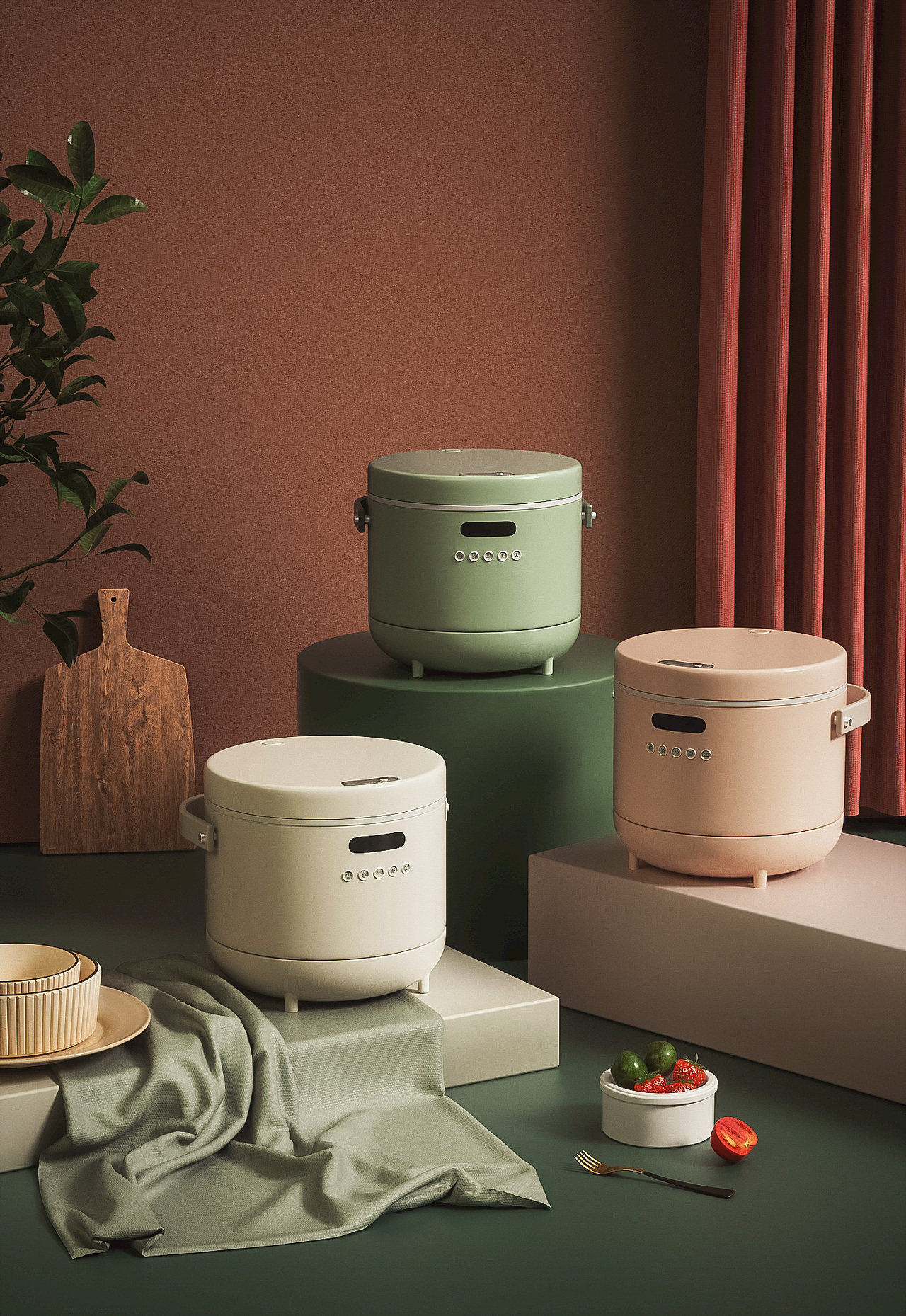 电器类产品建模+渲染（图ZMjg3NTY2NTE2） - 产品 - 站酷设计师金山银山品牌设计原创素材 - 站酷ZCOOL