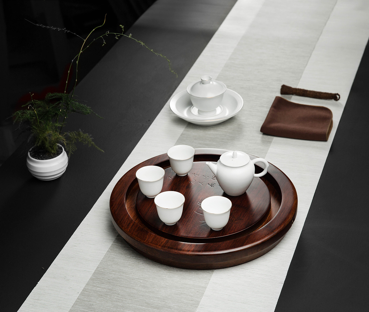 茶盘 壶乘 公道杯 干泡台 杯子拍摄（图ZMTI2MDQwNjU2） - 产品摄影 - 站酷设计师初禾文化原创素材 - 站酷ZCOOL
