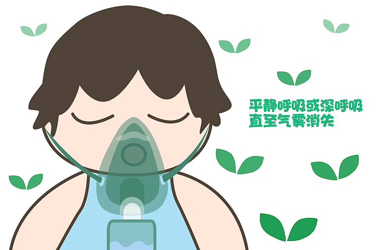 雾化吸入宣传画