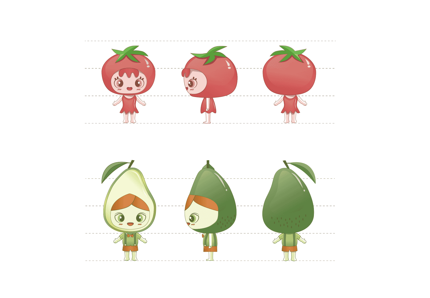 餐饮吉祥物卡通形象设计