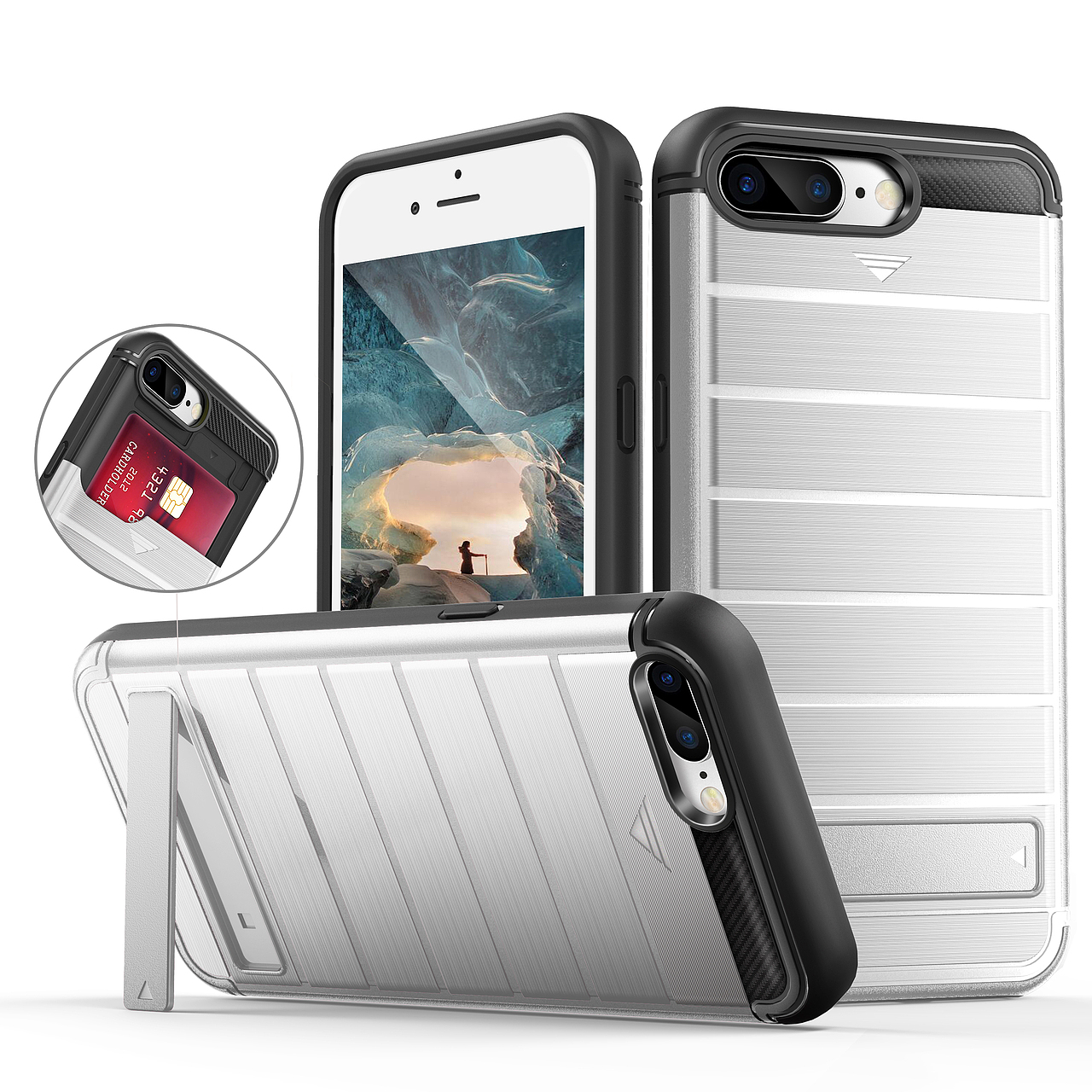 I7插卡 支架 手机壳 产品摄影 PS精修图 3D三维建模渲染 电商美工 亚马逊 天猫 京东