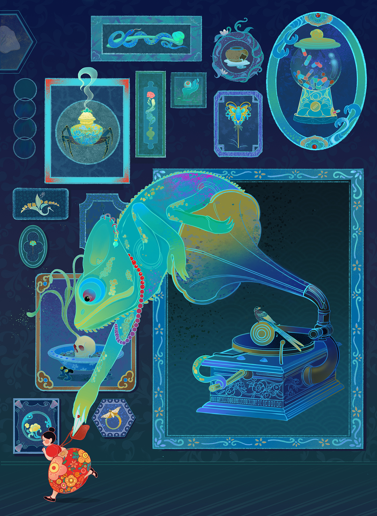 “红裙子女孩儿”陪我走过的第三年创作合集