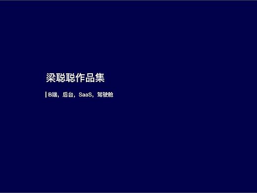 梁聪聪求职作品