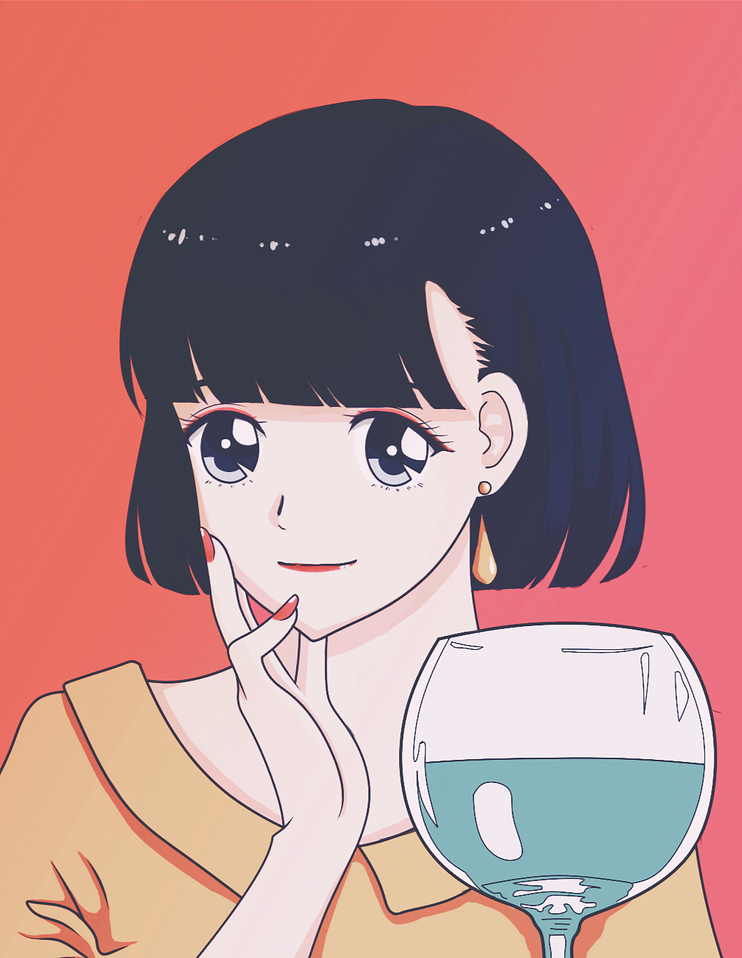 两张赛璐璐头像