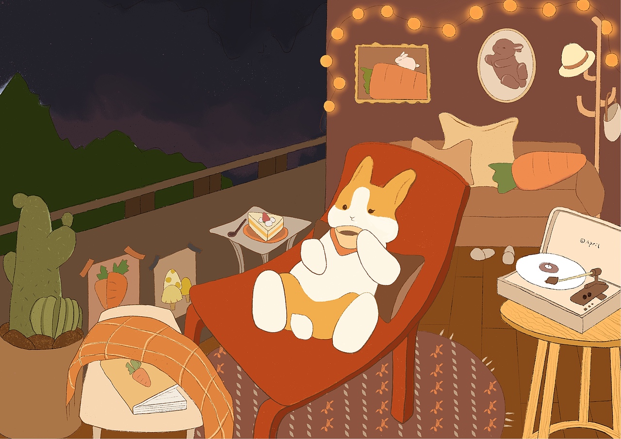 《晚安》（图ZMjkyMjM2Mzg0） - 动画片 - 站酷设计师april_zhang原创素材 - 站酷ZCOOL