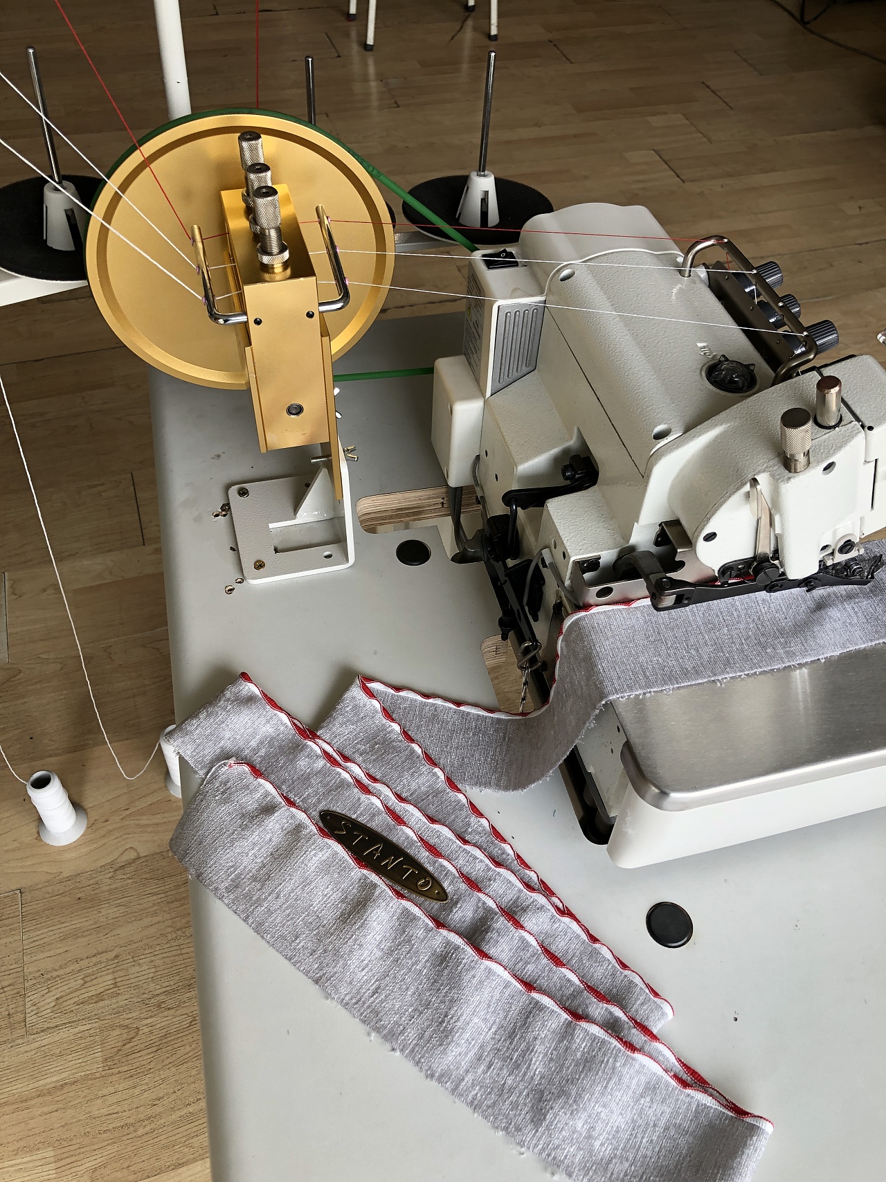 空调被花样锁边机, 床上用品花样锁边机 花样拷边机配件 拷克车花样