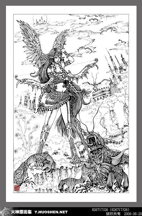 女弩危机2（图ZMjQ5MzcwNjQ=） - 游戏原画 - 站酷设计师古色古香的世界原创素材 - 站酷ZCOOL