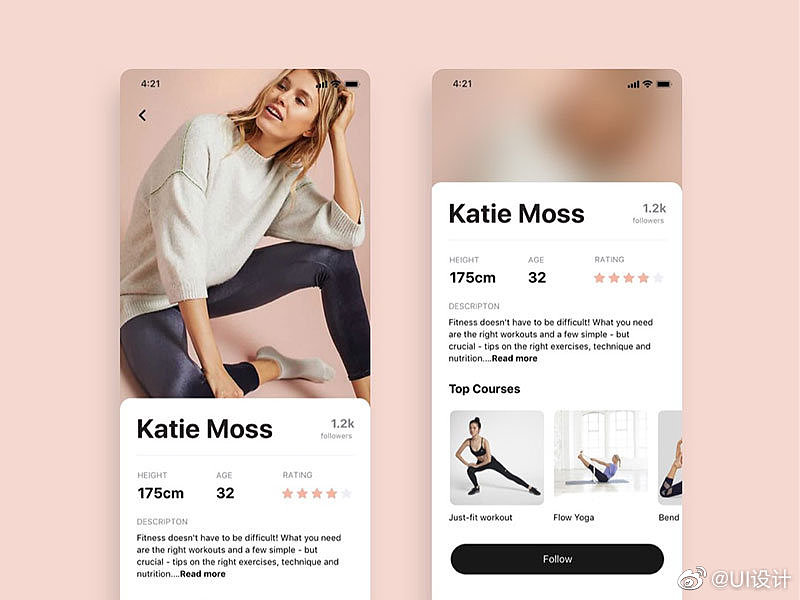 健身app（图ZMTkzMjkxNzQw） - APP界面 - 站酷设计师花生豆子原创素材 - 站酷ZCOOL