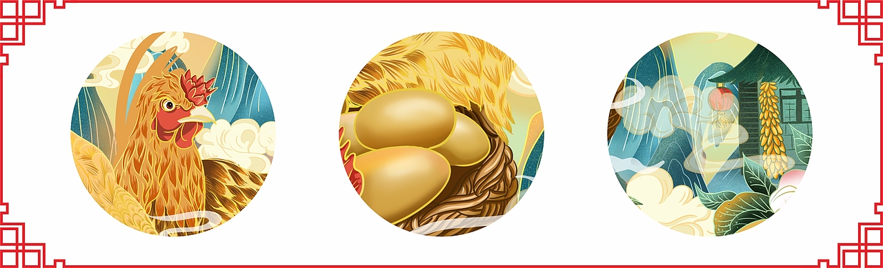 【 农家土鸡蛋包装 】 鸡蛋的包装插画（图ZMjc4ODgzOTM2） - 商业插画 - 站酷设计师FR爱画画原创素材 - 站酷ZCOOL