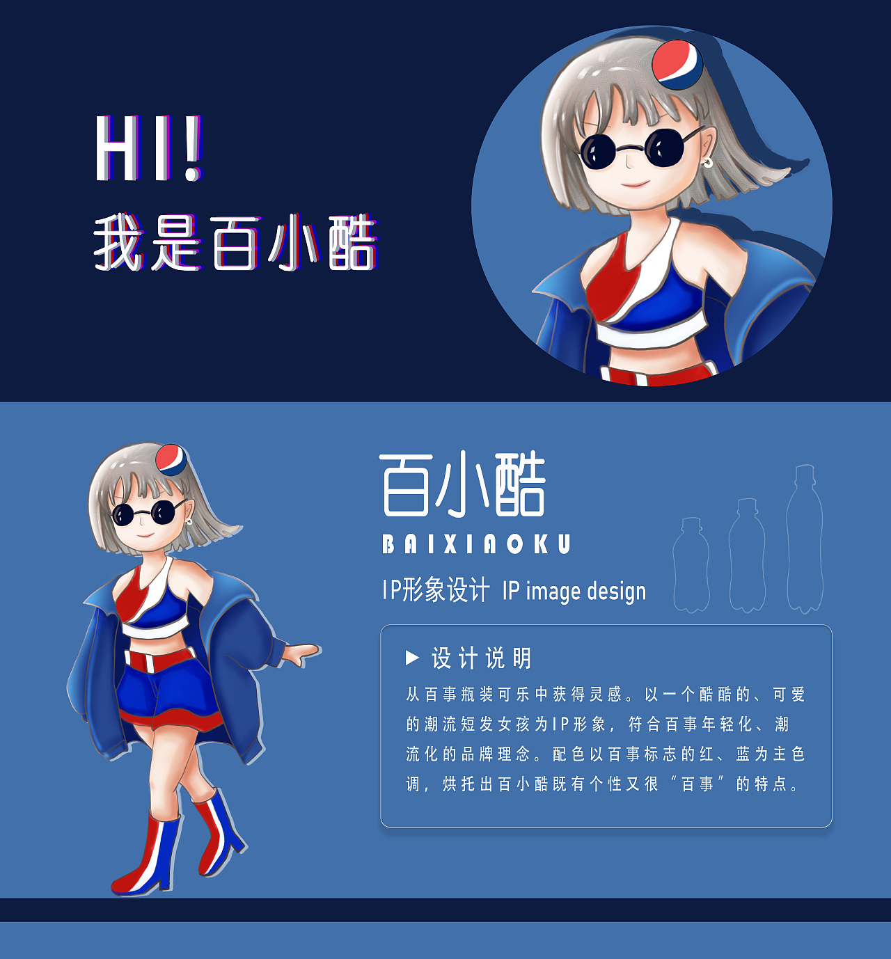 可乐IP设计-百小酷（图ZMjgxMzI5NDA0） - IP形象 - 站酷设计师千鹤林原创素材 - 站酷ZCOOL