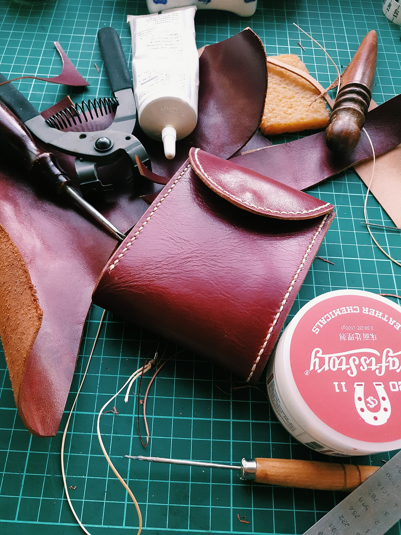 入门拙作:(五一日常)二折皮夹