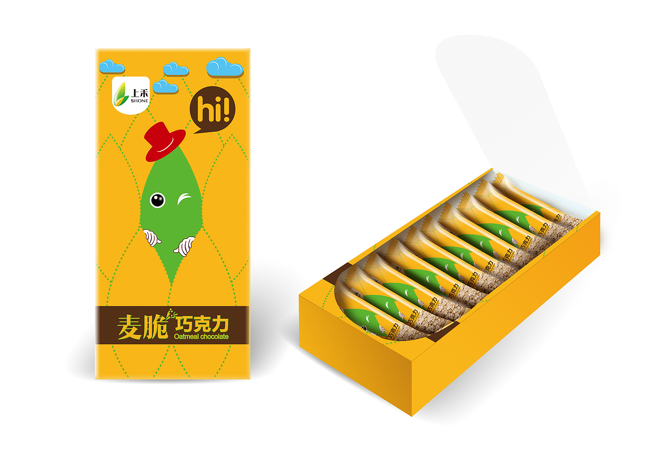 上禾燕麦巧克力-单品-思路拓展（图ZMzc0ODE3MzI=） - 包装 - 站酷设计师武锐原创素材 - 站酷ZCOOL