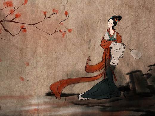 水墨风插画练习