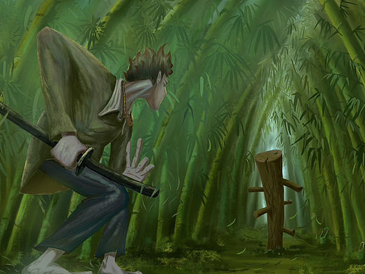 竹林训练（个人主页-ZNjgwNzcwMzI=） - 游戏原画 - 站酷设计师山山而川Ann原创素材 - 站酷ZCOOL