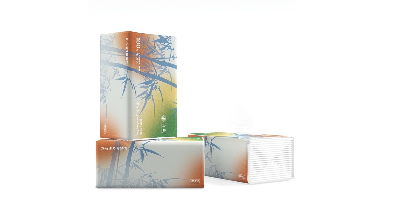 原创产品包装设计/日本纸巾品牌•竹創（图ZMzc5MzE3OTQw） - 包装 - 站酷设计师池晓姗原创素材 - 站酷ZCOOL