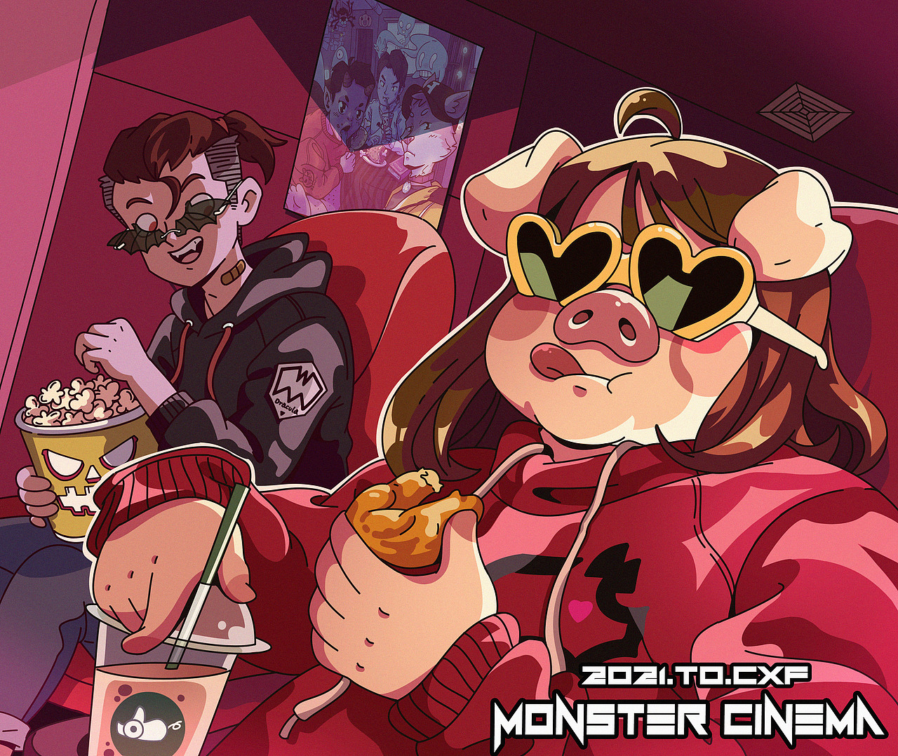 开启自由画师的2021（图ZMjgzNTM0OTA0） - 商业插画 - 站酷设计师锋漫必露原创素材 - 站酷ZCOOL